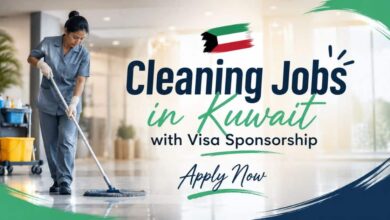 Cleaning Jobs in Kuwait with Visa Sponsorship