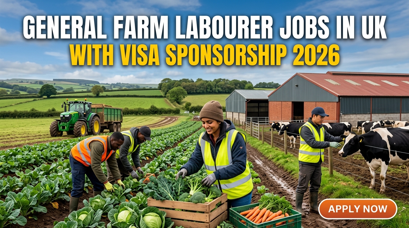 General Farm Labourer Jobs in UK with Visa Sponsorship 2026