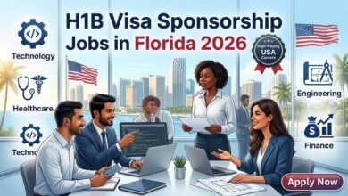 H1B Visa Sponsorship Jobs in Florida 2026