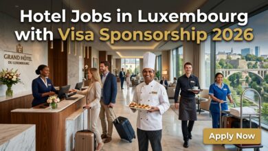 Hotel Jobs in Luxembourg with Visa Sponsorship 2026