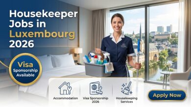 Housekeeper Jobs in Luxembourg with Visa Sponsorship