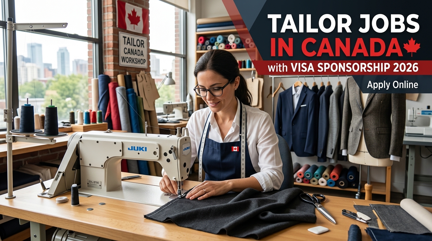Tailor Jobs in Canada with Visa Sponsorship 2026 Apply Online