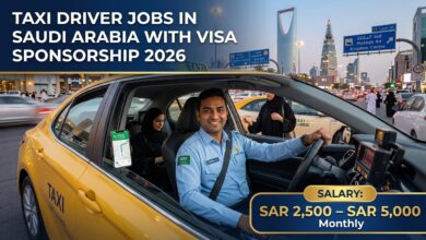 Taxi Driver Jobs in Saudi Arabia with Visa Sponsorship 2026