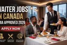 Waiter Jobs in Canada with LMIA Approved 2026 Apply Online