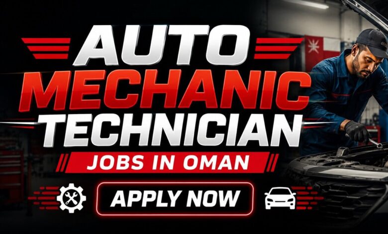 Auto Mechanic Technician Jobs in Oman