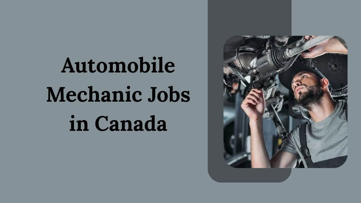 Automobile Mechanic Jobs in Canada