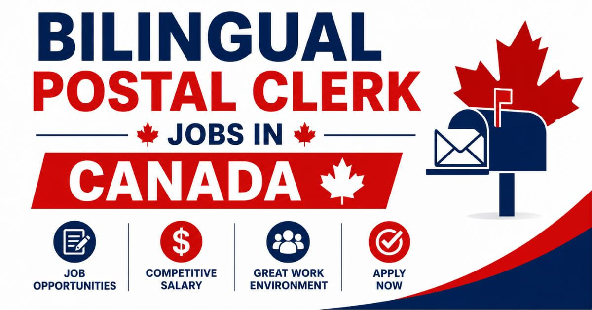 Bilingual Postal Clerk Jobs in Canada