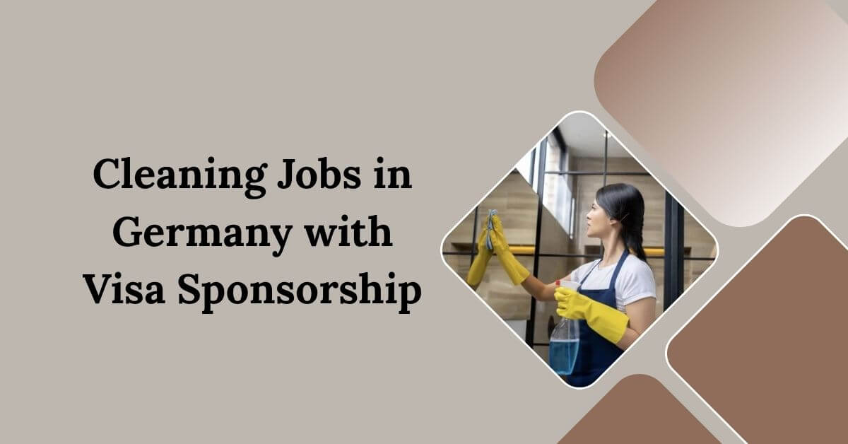 Cleaning Jobs in Germany with Visa Sponsorship