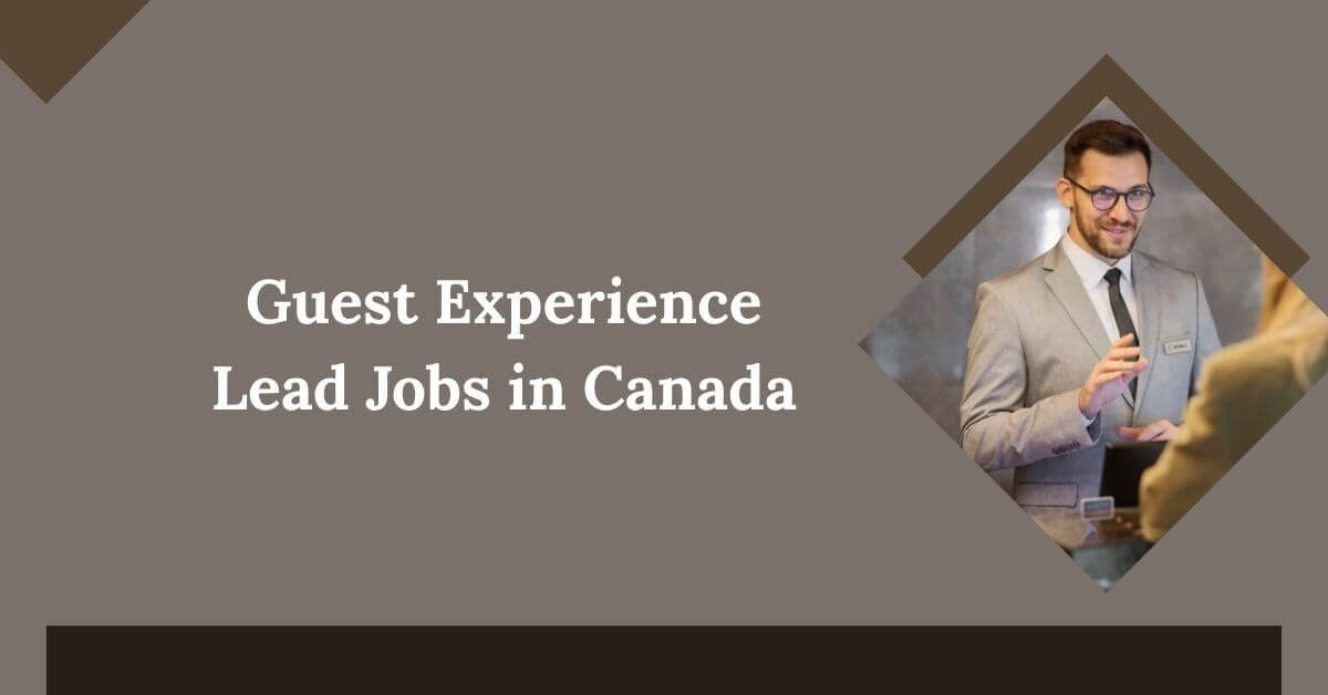 Guest Experience Lead Jobs in Canada