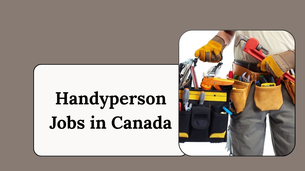 Handyperson Jobs in Canada