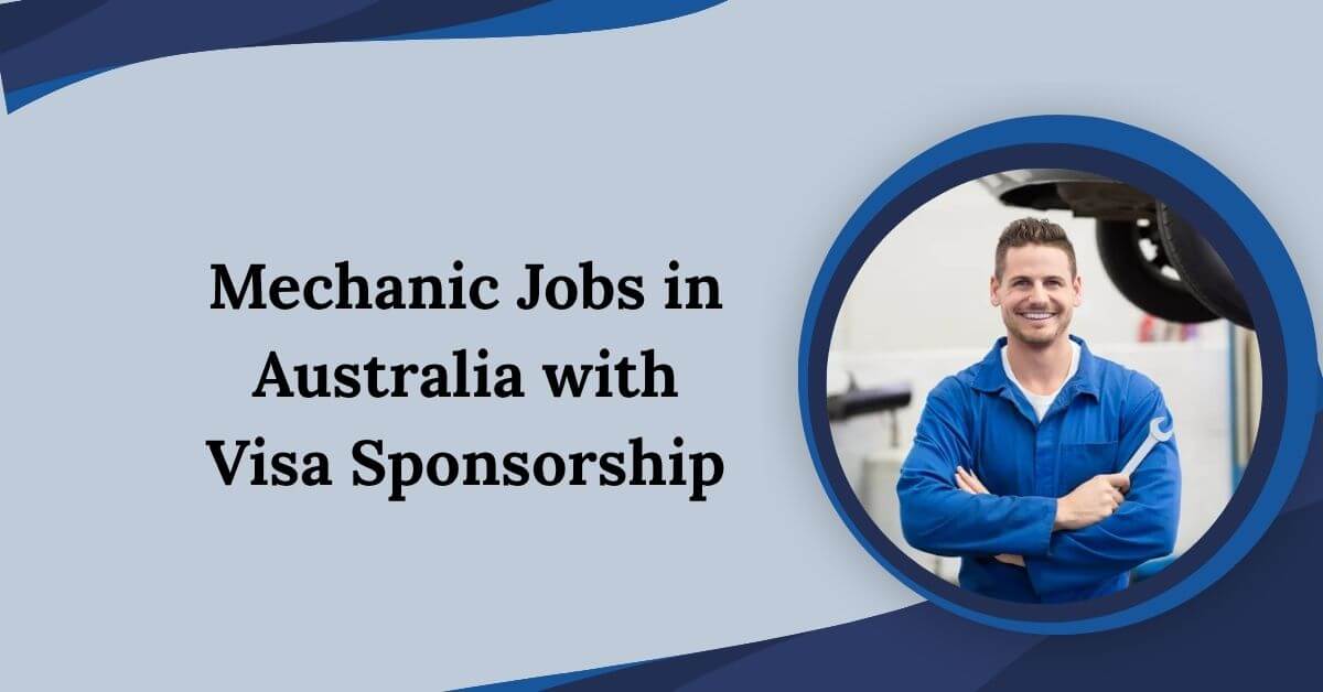 Mechanic Jobs in Australia with Visa Sponsorship