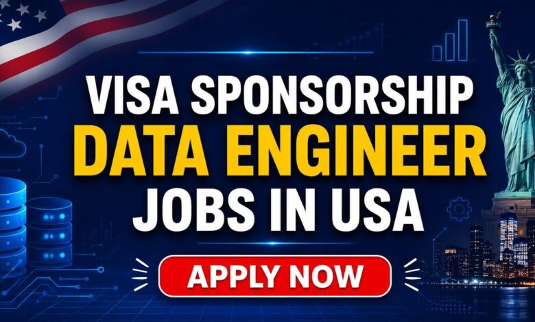 Visa Sponsorship Data Engineer Jobs in USA