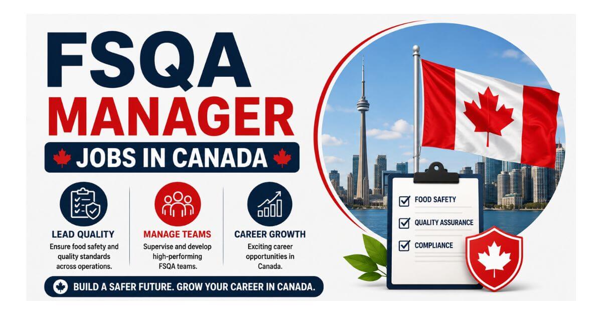 FSQA Manager Jobs in Canada