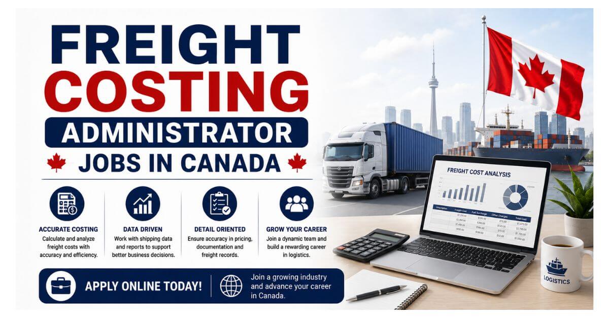 Freight Costing Administrator Jobs in Canada