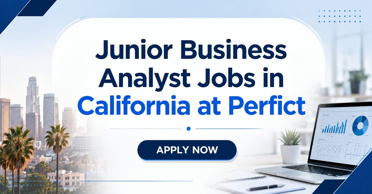 Junior Business Analyst Jobs in California at Perfict