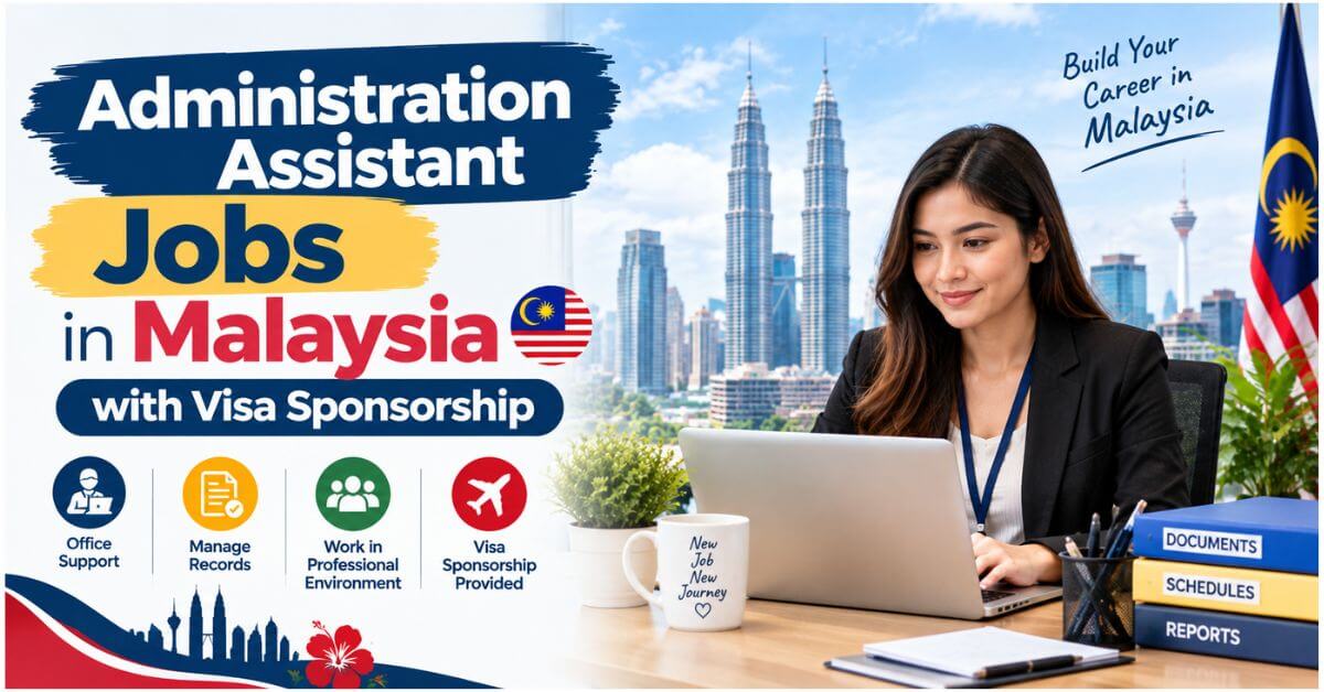 Administrative Assistant Jobs in Malaysia with Visa Sponsorship