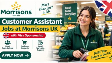 Customer Assistant Jobs at Morrisons UK with Visa Sponsorship
