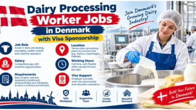 Dairy Processing Worker Jobs in Denmark with Visa Sponsorship