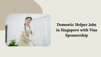 Domestic Helper Jobs in Singapore with Visa Sponsorship