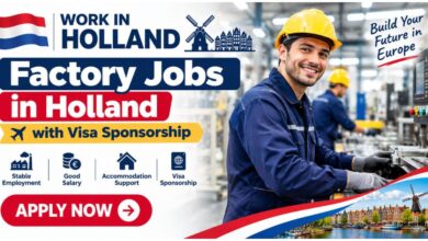 Factory Jobs in Holland with Visa Sponsorship