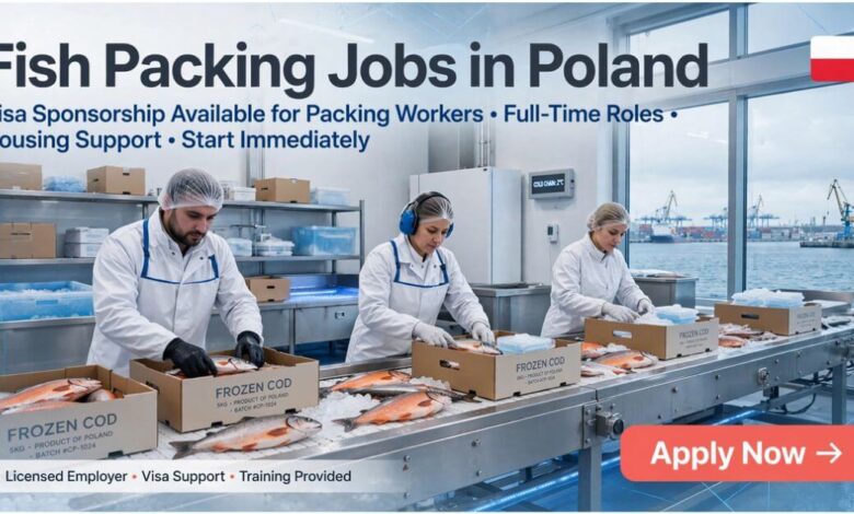 Fish Packing Jobs in Poland with Visa Sponsorship