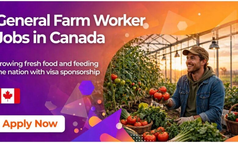 General Farm Worker Jobs in Canada