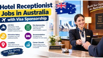 Hotel Receptionist Jobs in Australia with Visa Sponsorship