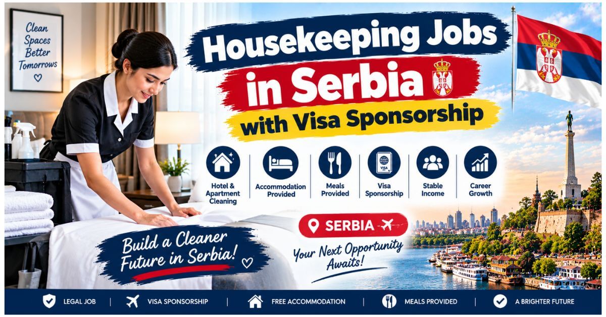 Housekeeping Jobs in Serbia with Visa Sponsorship