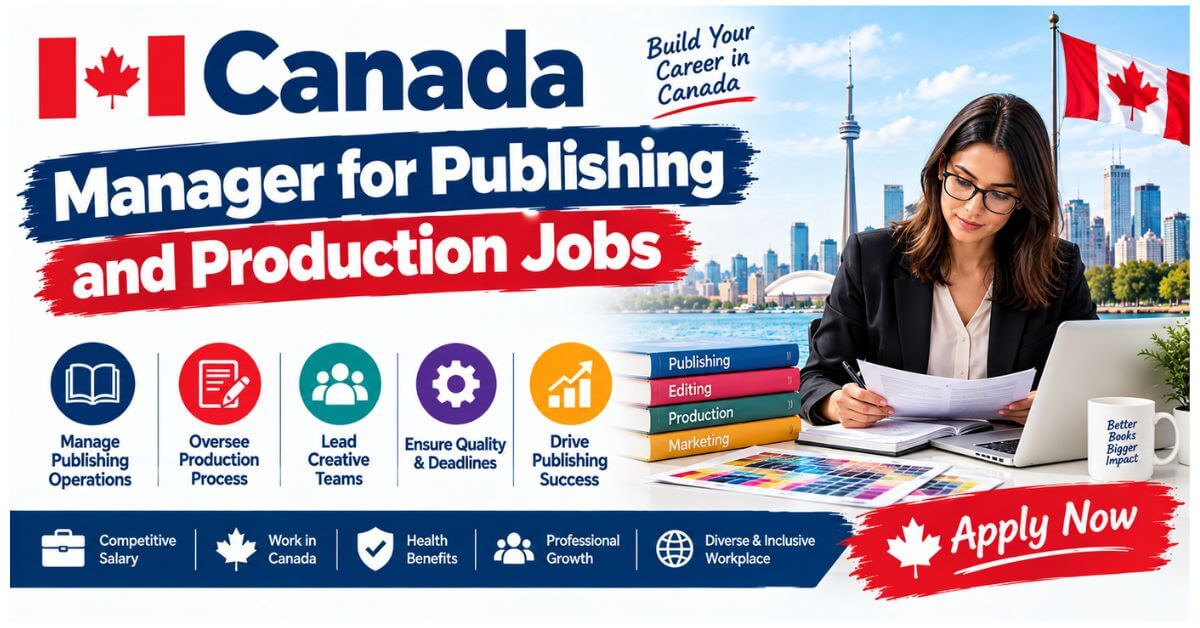 Manager for Publishing and Production Jobs in Canada