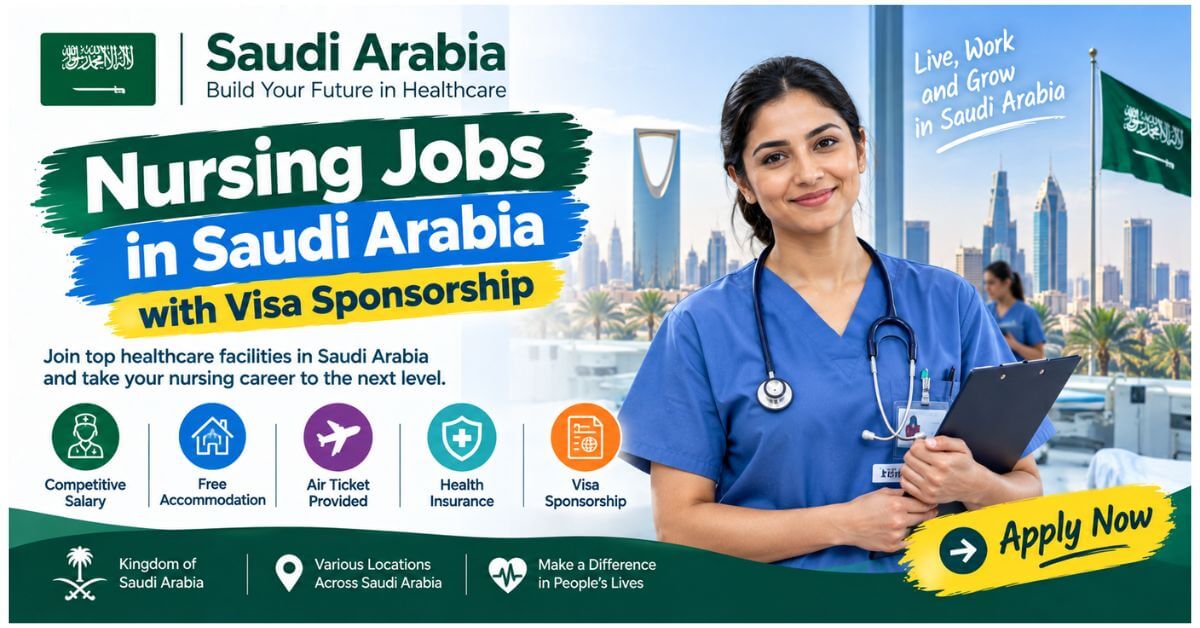 Nursing Jobs in Saudi Arabia with Visa Sponsorship