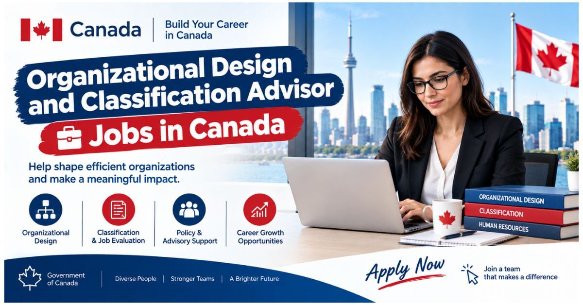 Organizational Design and Classification Advisor Jobs in Canada