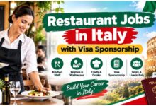 Restaurant Jobs in Italy with Visa Sponsorship