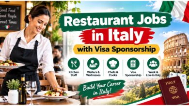 Restaurant Jobs in Italy with Visa Sponsorship