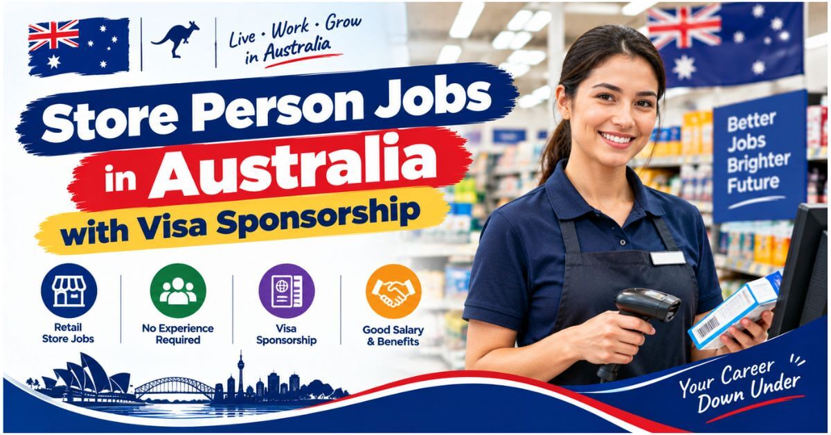 Store Person Jobs in Australia with Visa Sponsorship