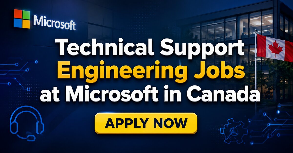 Technical Support Engineering Jobs at Microsoft in Canada