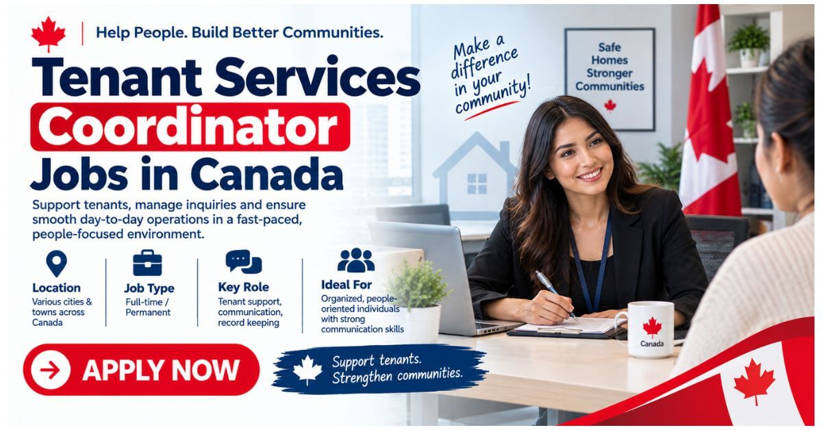 Tenant Services Coordinator Jobs in Canada