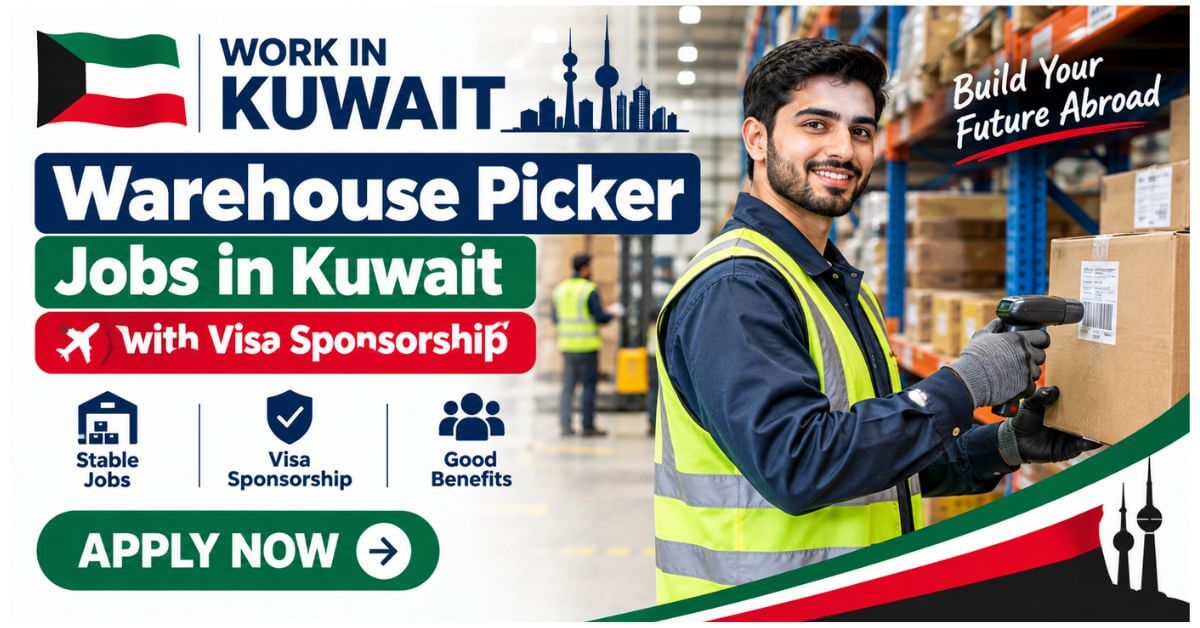 Warehouse Picker Jobs in Kuwait with Visa Sponsorship