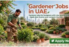 Gardener Jobs in UAE for Foreigners with Visa Sponsorship