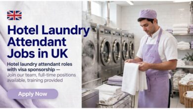 Hotel Laundry Attendant Jobs in UK with Visa Sponsorship