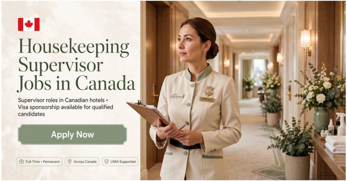 Housekeeping Supervisor Jobs in Canada
