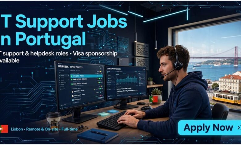 IT Support Jobs in Portugal with Visa Sponsorship