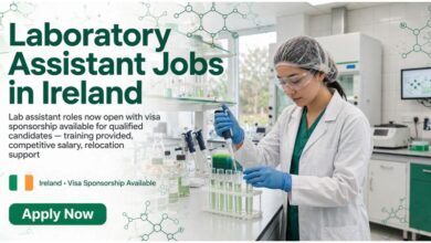 Laboratory Assistant Jobs in Ireland with Visa Sponsorship