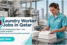 Laundry Worker Jobs in Qatar with Visa Sponsorship