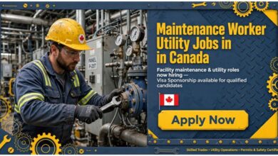 Maintenance Worker Utility Jobs in Canada