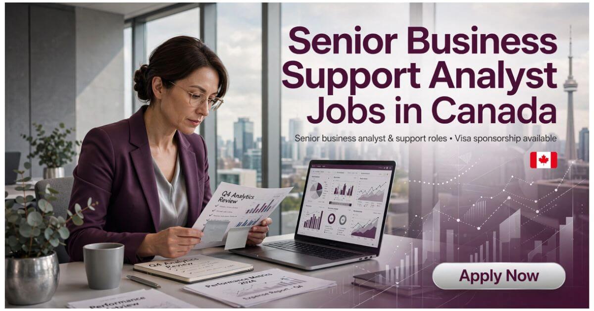 Senior Business Support Analyst Jobs in Canada