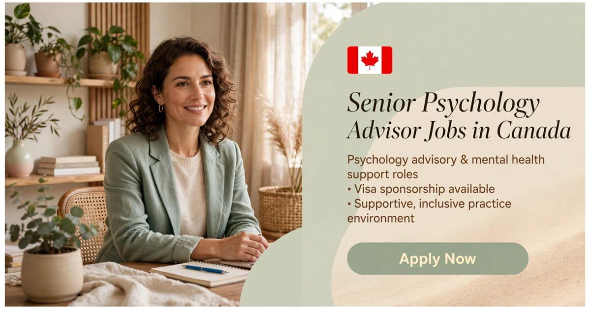 Senior Psychology Advisor Jobs in Canada