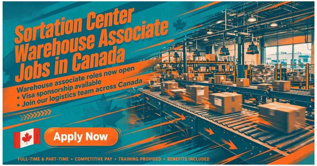 Sortation Center Warehouse Associate Jobs in Canada