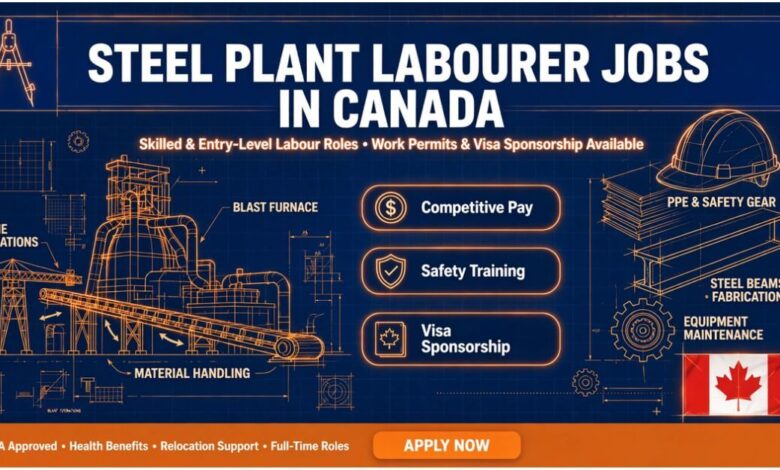 Steel Plant Labourer Jobs in Canada