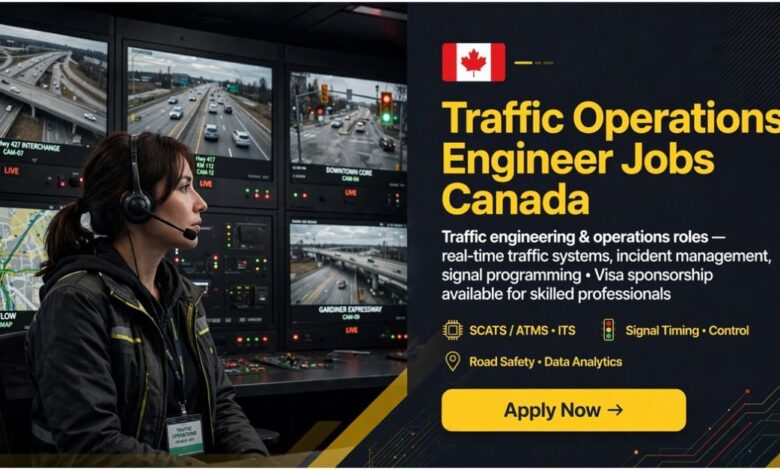 Traffic Operations Engineer Jobs in Canada